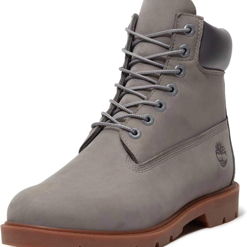 Timberland Men's Gray Leather Boots